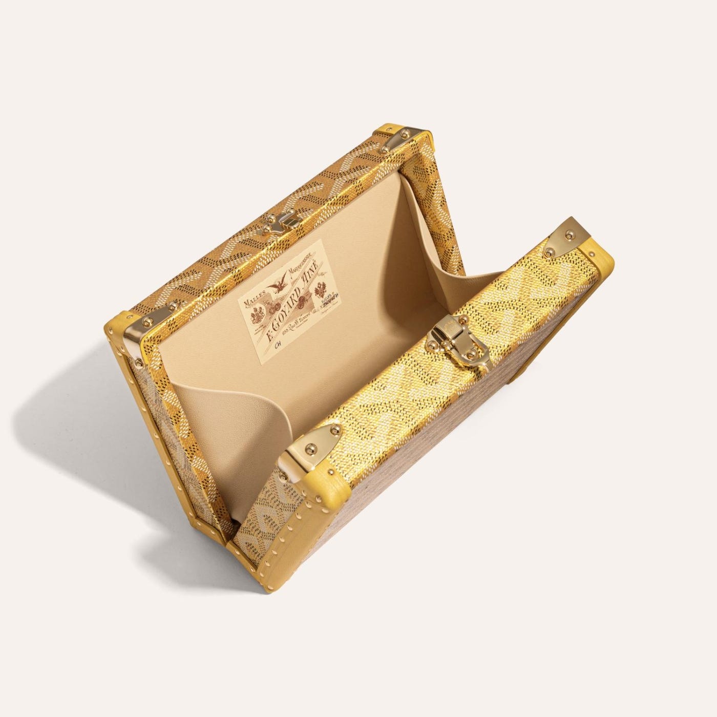 Goyard Minaudière Trunk Bag Yellow - Image 4